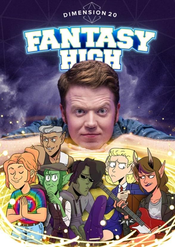 Dimension 20: Fantasy High stylized movie heading