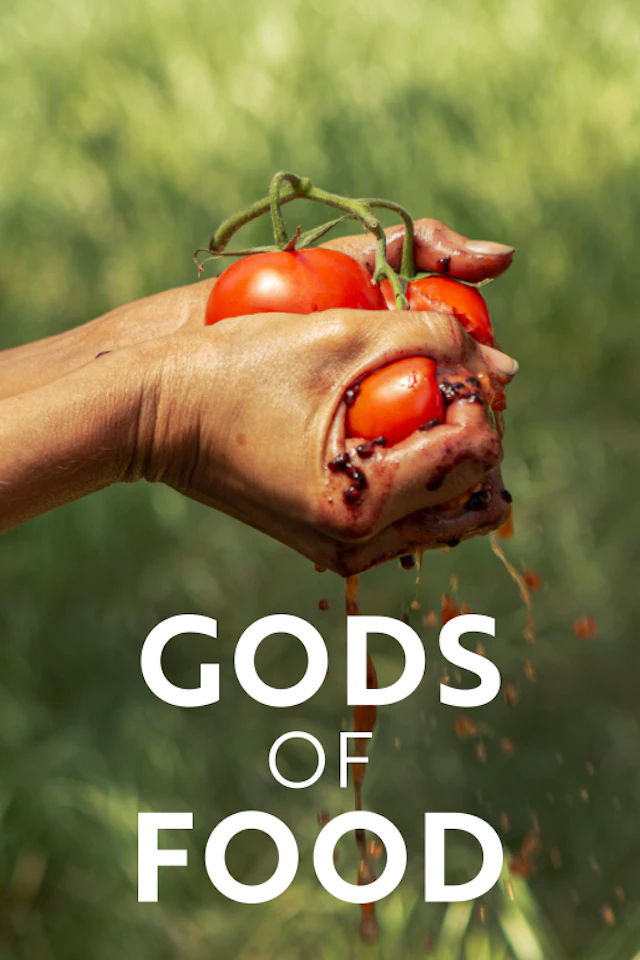 Gods of Food stylized movie heading